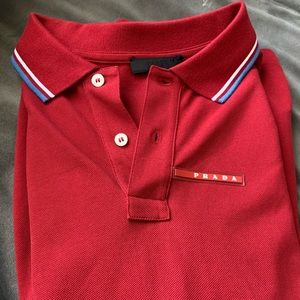 Mens Prada Collared Shirt